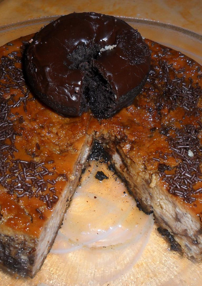 Una foto de Budín de donuts
