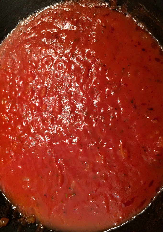 Una foto de Salsa sencilla de tomate