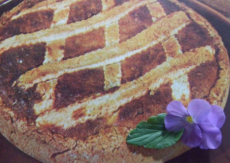 Tarta enrejada de nueces de la Nonna