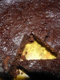 Una foto de Torta cremosa de chocolate