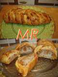 Solomillo hojaldrado con sobrasada a la miel