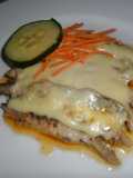 Filetes de caballa gratinados