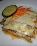 Filetes de caballa gratinados
