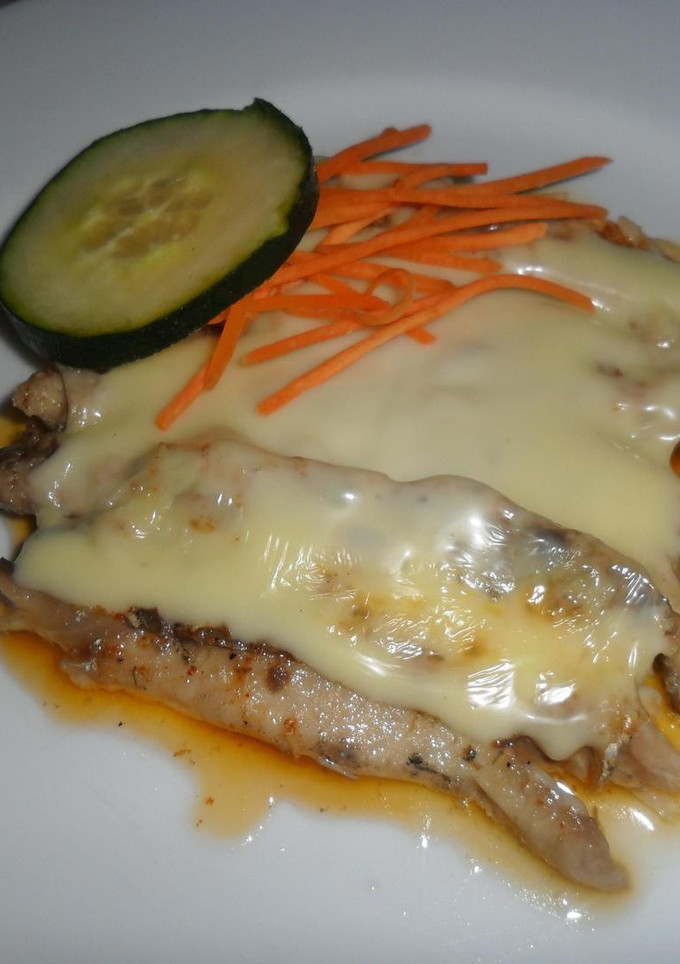 Una foto de Filetes de caballa gratinados