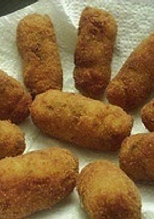 Una foto de Croquetas de Jamón York 