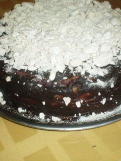Una foto de Torta de chocolate y merengue
