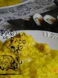 Arroz caldoso com coelho