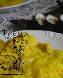 Arroz caldoso com coelho