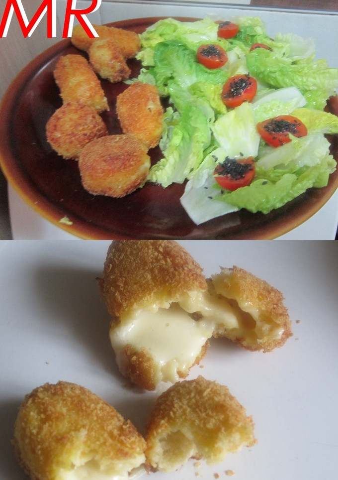 Una foto de Croquetas de patatas y queso gallego