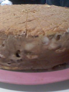 Una foto de Torta helada sabrosa