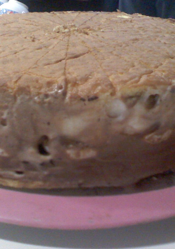 Una foto de Torta helada sabrosa