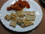 Salmón a la plancha con tomate