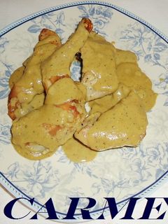 Una foto de Conejo al curry