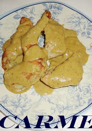 Una foto de Conejo al curry