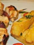 Brochettes de pavo