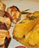 Brochettes de pavo