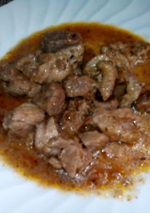 Una foto de Carne al toro