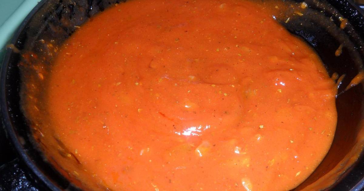 Salsa napolitana tradicional Receta de Gabriela Diez- Cookpad