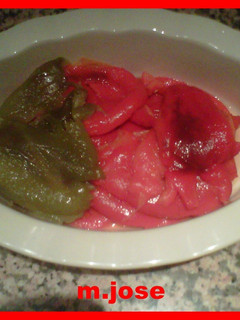 Una foto de Pimientos rojos asados
