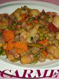 Menestra de verduras primaveral