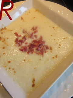Una foto de Crema fría de melón