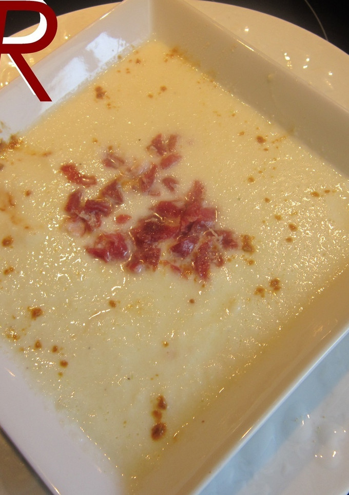 Una foto de Crema fría de melón