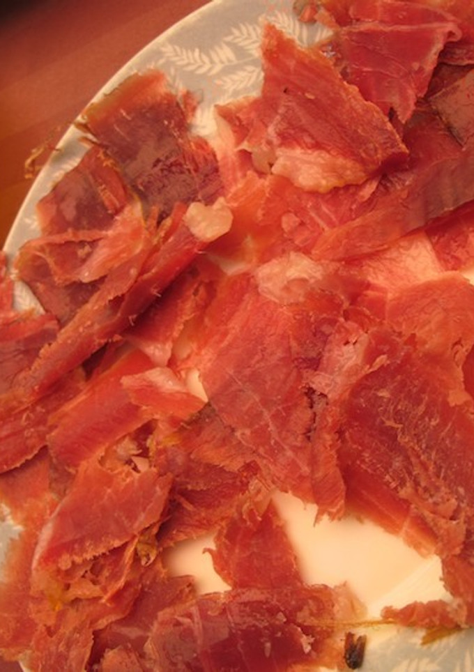 Una foto de Plato de jamón