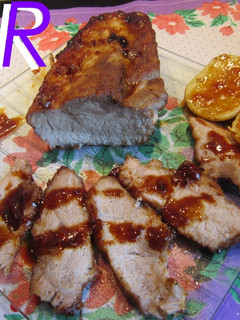 Una foto de Lomo ibérico con salsa agridulce