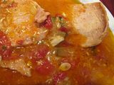 Filete de cerdo adobado con calabacín