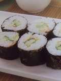 El sushi vegetariano de María