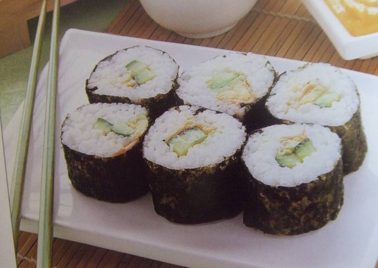 El sushi vegetariano de María