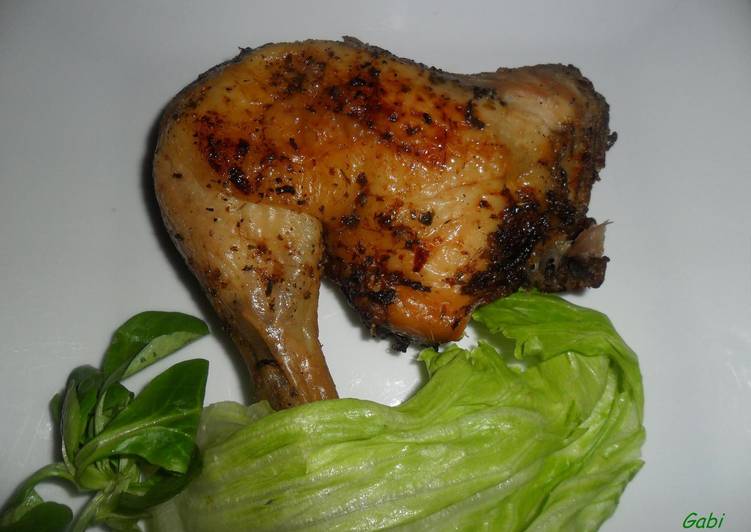 Pollo al horno en salsa casik casera