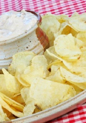 Una foto de Dip de cebolla
