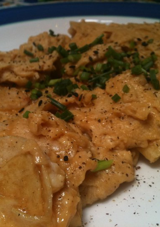 Una foto de Patatas chip con salsa de soja