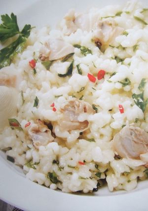 Una foto de Arroz de mar gallego