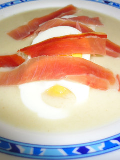 Una foto de Salmorejo de pepino