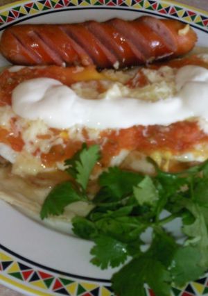 Una foto de Huevos rancheros México