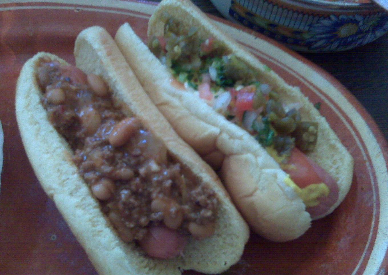 Chili dogs fáciles