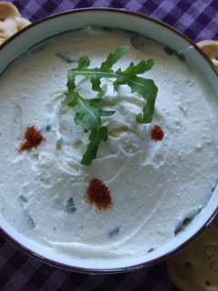 Una foto de Crema de queso mascarpone y parmesano