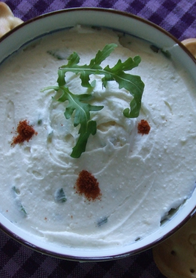 Una foto de Crema de queso mascarpone y parmesano