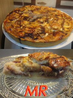 Una foto de Quiche de higos y queso de cabra