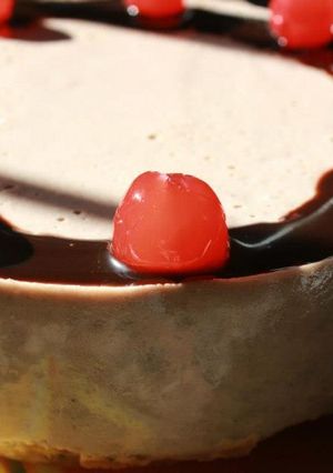 Una foto de Budín de chocolate sin horno
