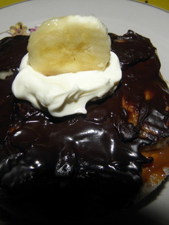 Una foto de Tartita de galletas de arroz crocante y chocolate