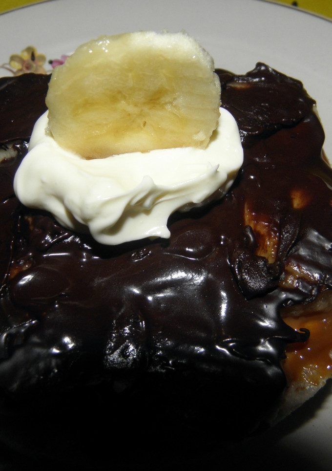 Una foto de Tartita de galletas de arroz crocante y chocolate