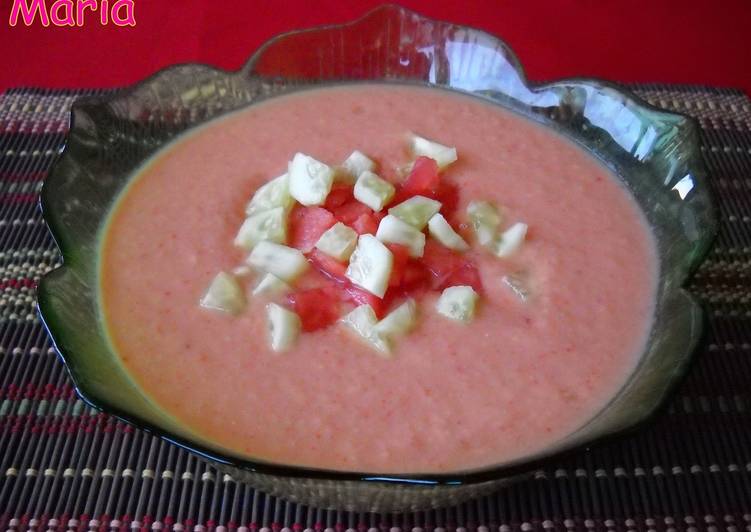 Crema fría de sandía