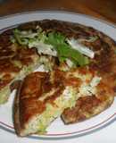 Tortilla de endibias con nueces