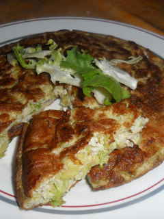 Una foto de Tortilla de endibias con nueces