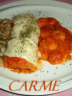 Una foto de Bacalao con langostinos y mongeta del ganxet gratinado