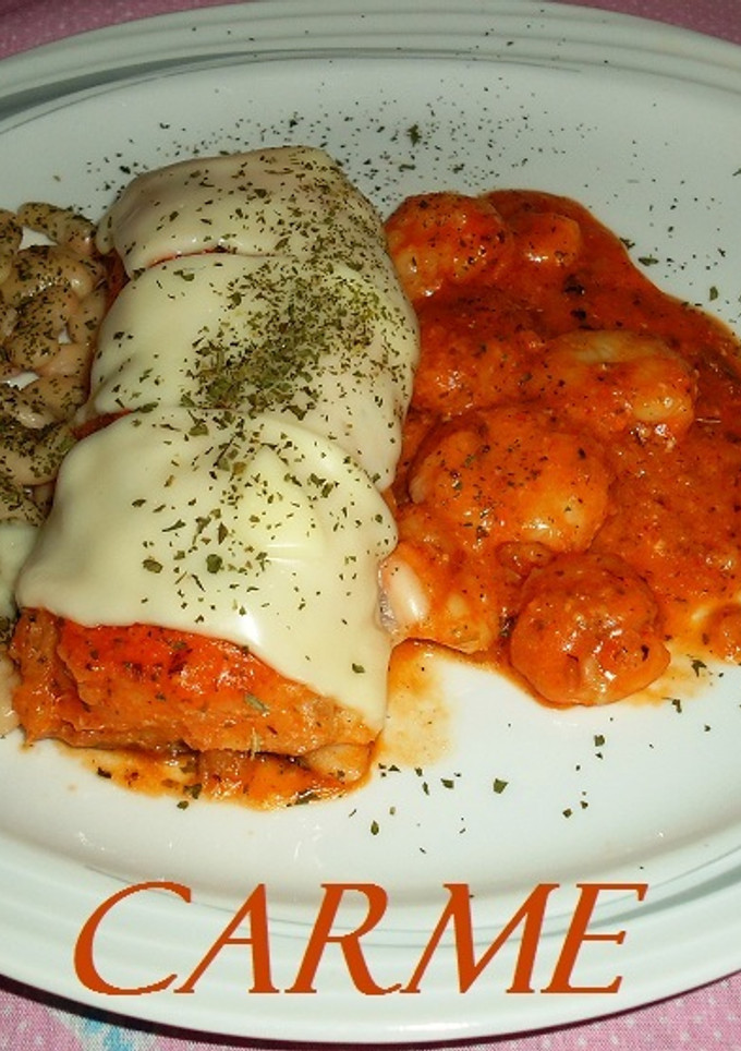 Una foto de Bacalao con langostinos y mongeta del ganxet gratinado