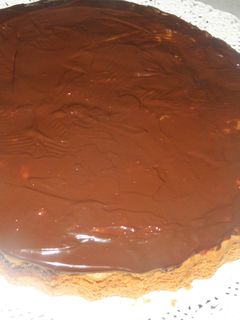 Una foto de Tarta de ciruelas al chocolate
